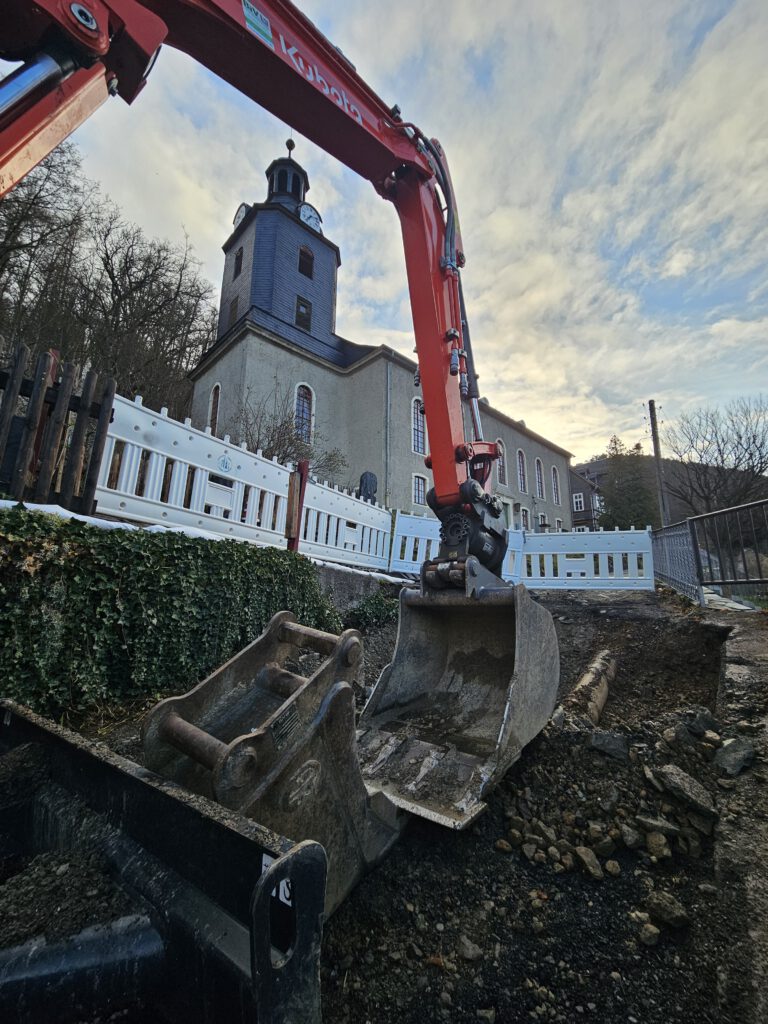 Bauarbeiten auf der Kirchgasse